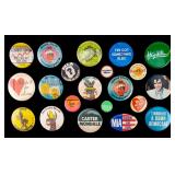 Vintage Carter, Nixon, & Other Button Pins (21)