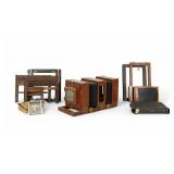 Antique Wooden View Camera w/ Extended Bellows