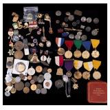 Medals, Carter & Other Pins, Coins, Buttons & More