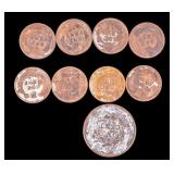 Indian Head Pennies 1879-1909 (31 Total)
