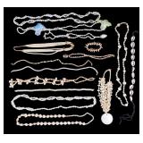 Cowrie Shell & Other Ocean Shell Costume Necklaces