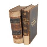 Antique Leather Bound Books (2)