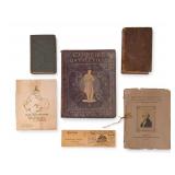 Antique Leather Bound Books and Pamphlet