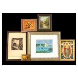 Framed Art Collection (6) Range of Subjects