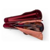 Early Joseph Rocca Full Size Violin, WG Bow, Case