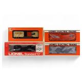 Lionel Trains NIB 4 Car Bundle