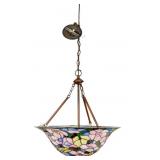 Stained Glass Hanging Light Fixture