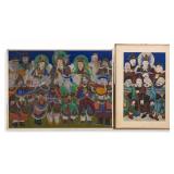 Korean Silk Temple Buddhist Paintings (2)