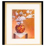 Yumiko Ichikawa (Jap/Am) Painting, Cherry Blossom