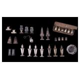 Weighted Sterling & Sterling Salt & Pepper Mills