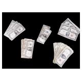 US $1 Silver Certificates, Ungraded $5 & $2 Notes