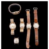 Bulova, Benrus, & Elgin 10K GF Wrist Watches