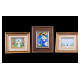 Jean Lucey & Louis Cardin Enamel on Copper Art