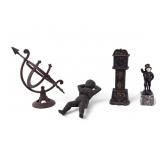 Cast Iron and Bronze Figurines