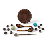 Islamic Copper Plate and Other Mixed Media