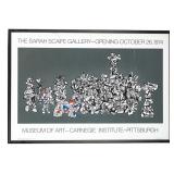 Jean Dubuffet (FR 1901-1985) Scaife Gallery Poster