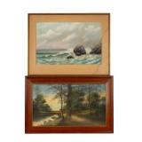 Landscape, Oceanscape w/Kimball (AM 1844-1911)