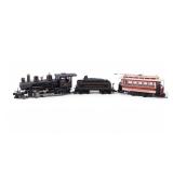 Bachmann 9660 Locomotive, Train Cars, Shay Box
