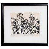 Joe Tiberino (AM 1938-2016) Woodblock Print