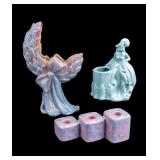 Haeger and Royal Haeger Vases and Candle Holder