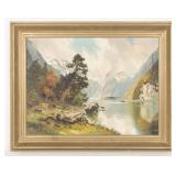 Helmut Stadelhofer (DE 1914-1979) Oil Landscape