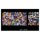Vintage Glass & Stone Marbles, Some Shooters