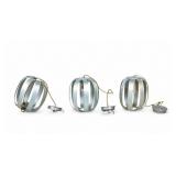 MCM Style Cage Hanging Lights (Set of 3)