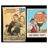 Vintage U.S. Government Bonds Posters (2)