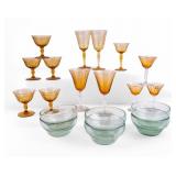 Fostoria Etched Depression Glassware