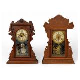 Antique Radnor Waterbury + Welch Mantel Clocks