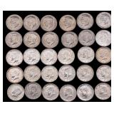 1964 (20) & 1976 (10) Kennedy Half Dollars