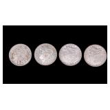 1889-P, 1900-O, & 1921-P Morgan Silver Dollars (4)