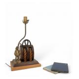 Nautical Lamp and Books