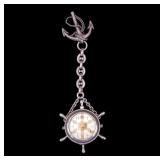 Nautical Sterling Pocket Watch