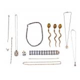 Sterling and Brass Jewelry Collection