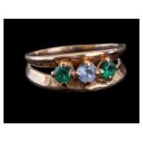 14K Gold and Gem Stone Ring
