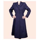 Vintage Navy Blue Princess Coat