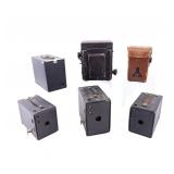Early Kodak & Ansco Box Cameras + Argus & Pickard