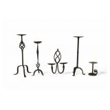 Wrought Iron Candle Holders