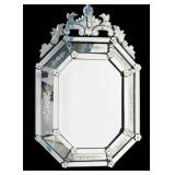 Venetian-Style Octagonal Mirror, 29ï¿½45 Inches