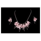 Ted Baker Floral Necklace and Earrings Set