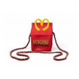 Moschino Red Bag w/ Chain Strap, Statement Design