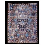 Persian Kashmar Pictorial Rug ~10x13