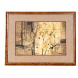 Robert Eric Moore (US 1927-2006) Bird Watercolor