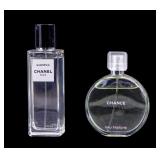 Chanel Gardenia and Chance Eau de Parfum Bottles