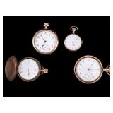 Waltham, Elgin, Hamilton Pocket Watches