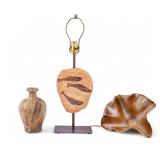 Handmade Ceramic Art Pieces and Lamp (3)