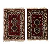 Pair of Persian Rugs with Bird Motif ~2