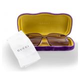 Gucci Aviator-Style Sunglasses with Case