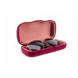 Gucci Gold Aviator Sunglasses with Case